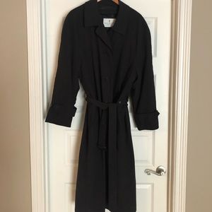 🎉Men’s Bill Blass Trench Dress Coat Black/wool🎉